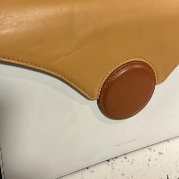 Danse Lente Phoebe Bag Purse Tan & Beige Leather - EUC! - Picture 7 of 13